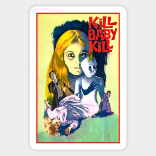 Kill Baby Kill 1966 Sticker